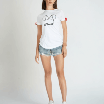 Camiseta Manga Corta Minnie