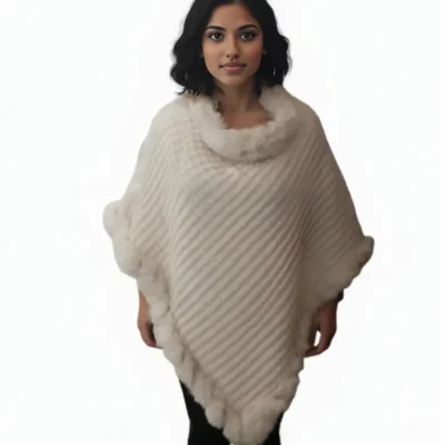 Poncho Beige