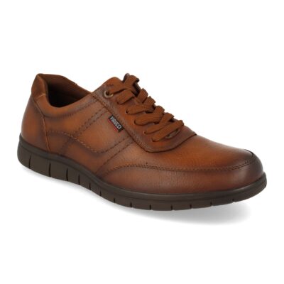 Zapato de Hombre con Estampado Liso y Cordones - Imagen 2