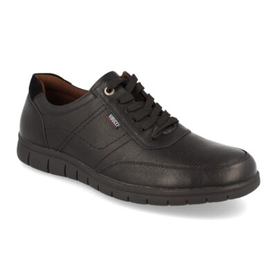 Zapato de Hombre con Estampado Liso y Cordones - Imagen 2