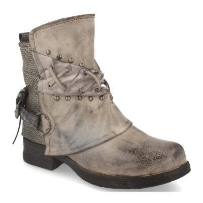 Botin Adornado con Tachuelas y Correas - Imagen 2