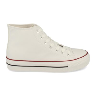 Zapatilla Abotinada de Plataforma con Cordones - Imagen 2