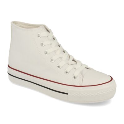 Zapatilla Abotinada de Plataforma con Cordones - Imagen 3