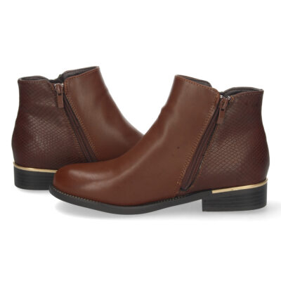 Botin de Tacon Bajo con Cremallera - Imagen 5