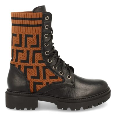 Botin Plano con Cordones y Elastico - Imagen 2