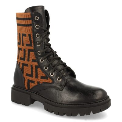 Botin Plano con Cordones y Elastico - Imagen 3