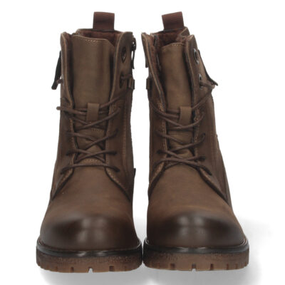 Botin de Tacon con Cordones y Cremallera - Imagen 3