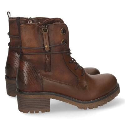 Botin de Tacon con Cordones y Cremallera - Imagen 4