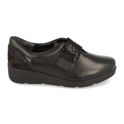 Zapatilla de Piel con Cierre de Velcro - Imagen 2