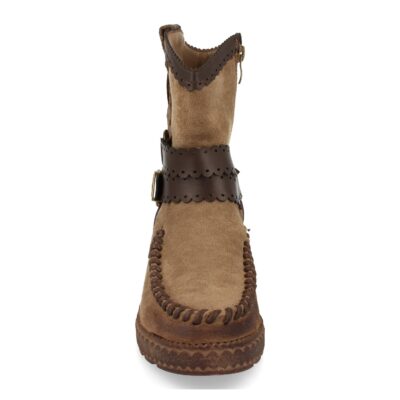 Bota de Estilo Indio con Correas y Hebilla - Imagen 3