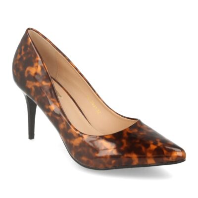 Zapato de Salon con Tacon de Aguja y Estampado - Imagen 2