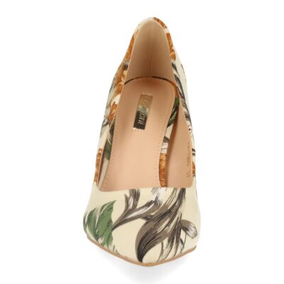 Zapato con Tacón de Aguja y Estampado de Flores - Imagen 3