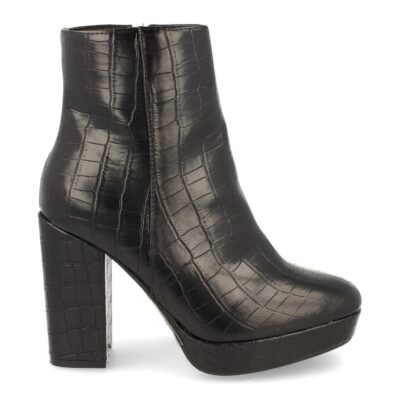 Botin de Mujer con Grabado de Cocodrilo