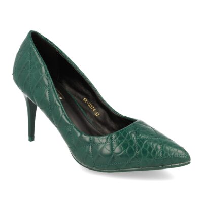 Zapato de Salon con Tacon de Aguja y Estampado - Imagen 2