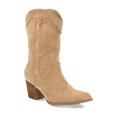 Bota Campera con Tacon y Grabado en Caña - Imagen 3
