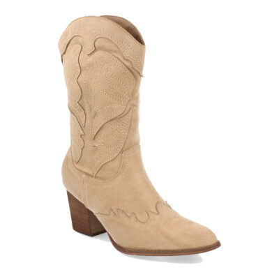 Bota Campera con Tacon y Grabado en Caña - Imagen 2