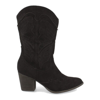 Bota Campera con Tacon y Grabado en Caña