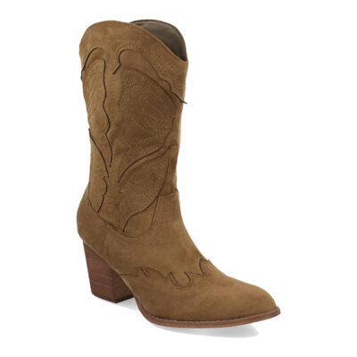 Bota Campera con Tacon y Grabado en Caña - Imagen 2