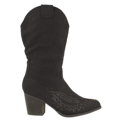 Bota con Tacon Strass y Cremallera - Imagen 2