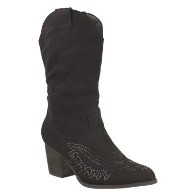 Bota con Tacon Strass y Cremallera - Imagen 3