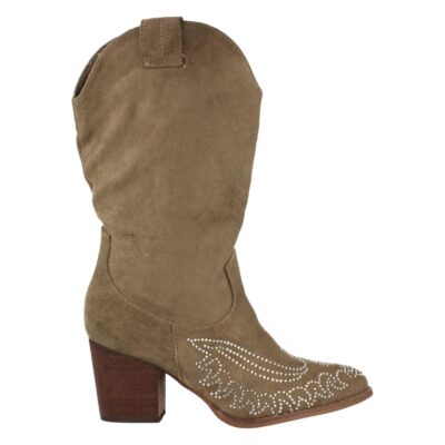 Bota con Tacon Strass y Cremallera - Imagen 2