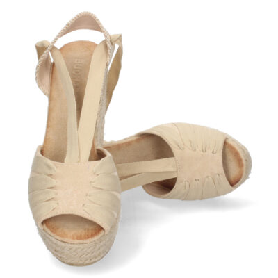 Sandalia de Cuña con Yute y Cordones - Imagen 5