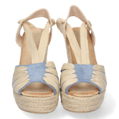Sandalia de Cuña con Yute y Cordones - Imagen 3