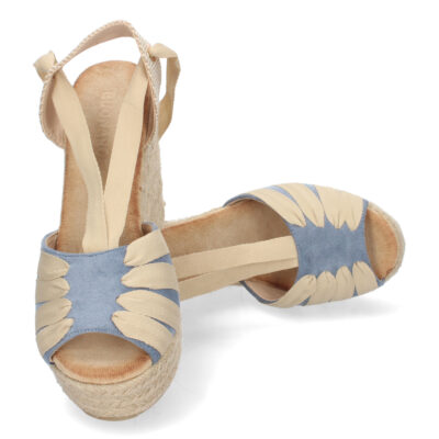 Sandalia de Cuña con Yute y Cordones - Imagen 5