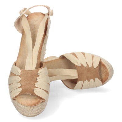 Sandalia de Cuña con Yute y Cordones - Imagen 5