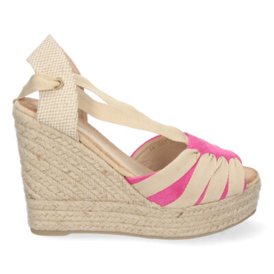 Sandalia de Cuña con Yute y Cordones - Imagen 2