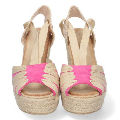 Sandalia de Cuña con Yute y Cordones - Imagen 3
