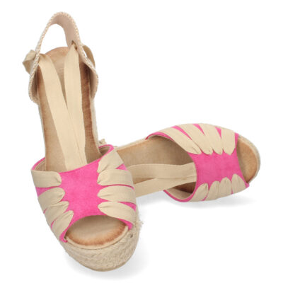 Sandalia de Cuña con Yute y Cordones - Imagen 5