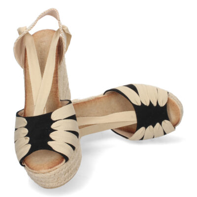 Sandalia de Cuña con Yute y Cordones - Imagen 5
