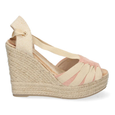 Sandalia de Cuña con Yute y Cordones - Imagen 2