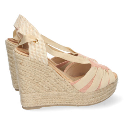 Sandalia de Cuña con Yute y Cordones - Imagen 4