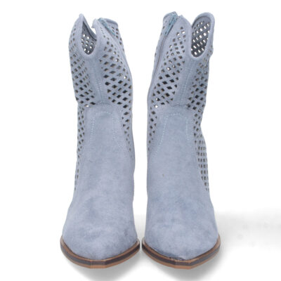 Botin de Tacon con Calado y Cremallera - Imagen 3