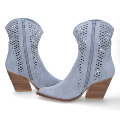 Botin de Tacon con Calado y Cremallera - Imagen 5