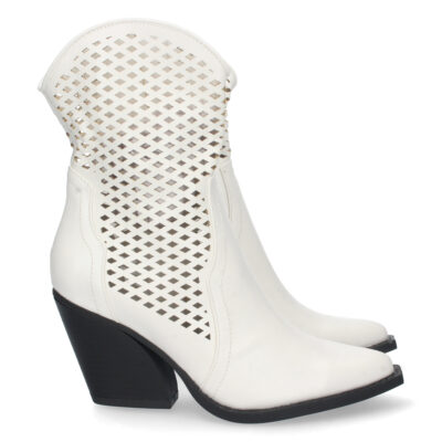 Botin de Tacon con Calado y Cremallera