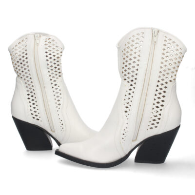 Botin de Tacon con Calado y Cremallera - Imagen 5