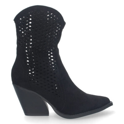 Botin de Tacon con Calado y Cremallera - Imagen 2