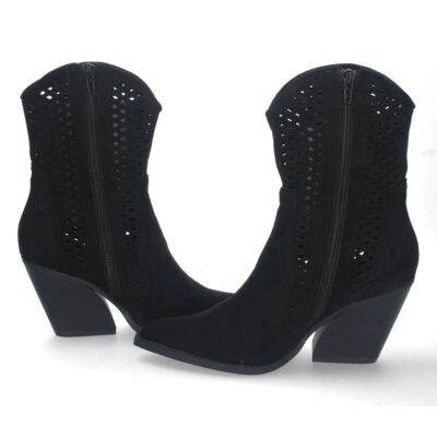 Botin de Tacon con Calado y Cremallera - Imagen 5