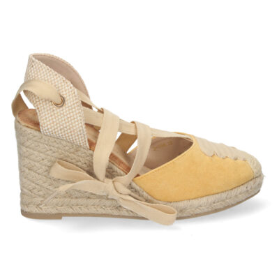 Sandalia de Cuña con Yute y Cordones - Imagen 2