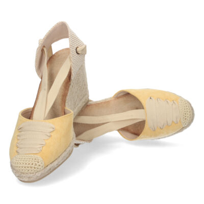 Sandalia de Cuña con Yute y Cordones - Imagen 5