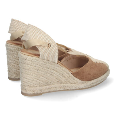 Sandalia de Cuña con Yute y Cordones - Imagen 4