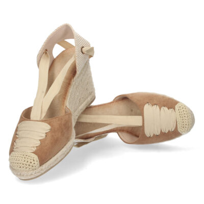 Sandalia de Cuña con Yute y Cordones - Imagen 5