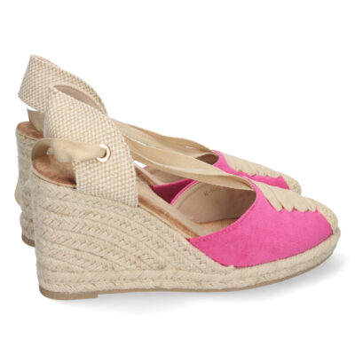 Sandalia de Cuña con Yute y Cordones - Imagen 4