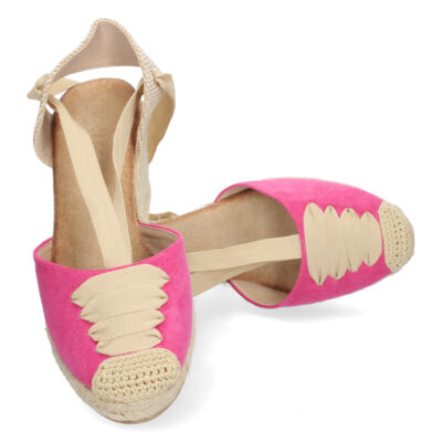 Sandalia de Cuña con Yute y Cordones - Imagen 5