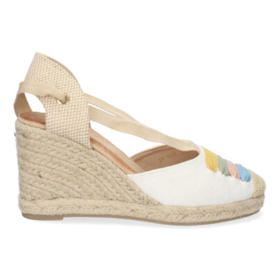 Sandalia de Cuña con Yute y Cordones - Imagen 2