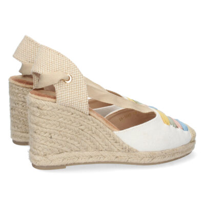 Sandalia de Cuña con Yute y Cordones - Imagen 4