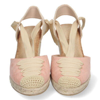 Sandalia de Cuña con Yute y Cordones - Imagen 3